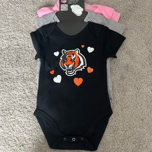 New Baby Cincinnati Bengals Football Bodysuits